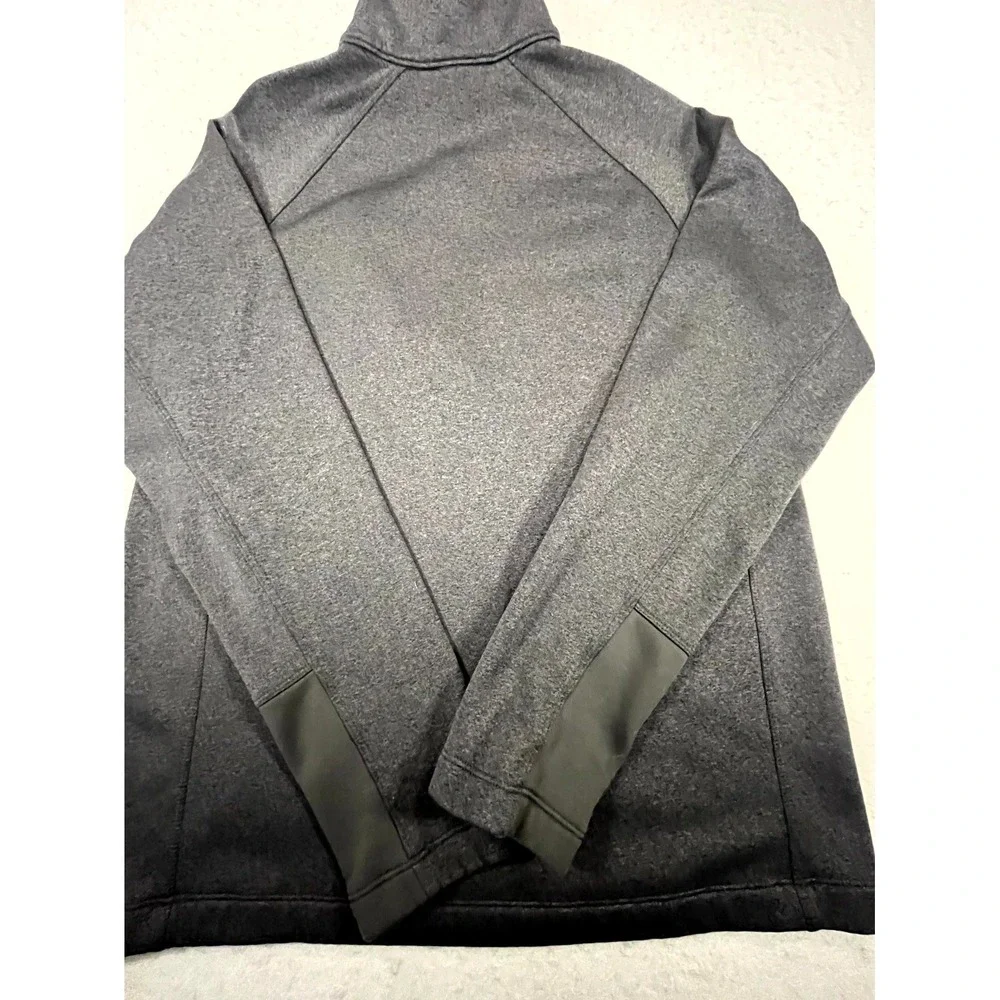 The North Face Never Stop Exploring Sweatshirt Mens Medium Charcoal Gray 1/4 Zip